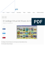 El Catalogo Virtual Del Museo de Arte P