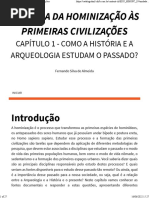 História da Hominização às Primeiras Civilizações1
