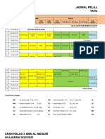 Jadwal Pelajaran 2022-2023 (14-28 Januari 2023)