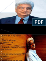 Azim Premji, Chairman of Wipro