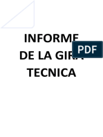 Informe, Proyecto