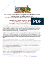 NPSOT Symposium 2011 General Info