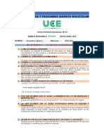 TALLER NUMERO 1 CINETICA Y EQUILIBRIO QUIMICO MOLECULAR Teoria y Laboratorio