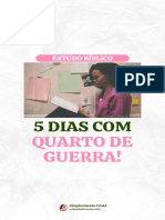 Estudo Bíblico 5 Dias Com Quarto de Guerra!