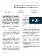 Profit Forecasting of Automotive and Component Sub Sector Companies Using Monte Carlo Simulation