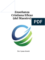 Ensenanza Cristiana Eficaz de Maestro - Effective Christian Teaching - Teacher - LJewett - SP