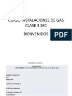 0.1) Clase 1 y 2 Curso Instalaciones de Gas Clase 3 Sec - Nov