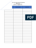 Campus Pride Org - Attendance Sheets