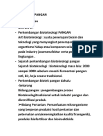 Bioteknologi Pangan