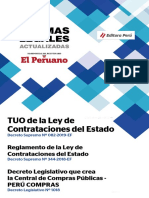 Ley de Contrataciones del Estado TUO: Principios, ámbito y autoridad responsable