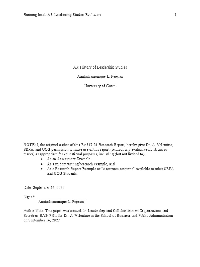 Leadership | PDF