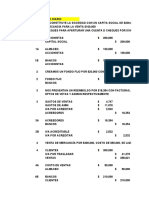 Libro diario de constitución de sociedad con apertura de cuentas y movimientos iniciales