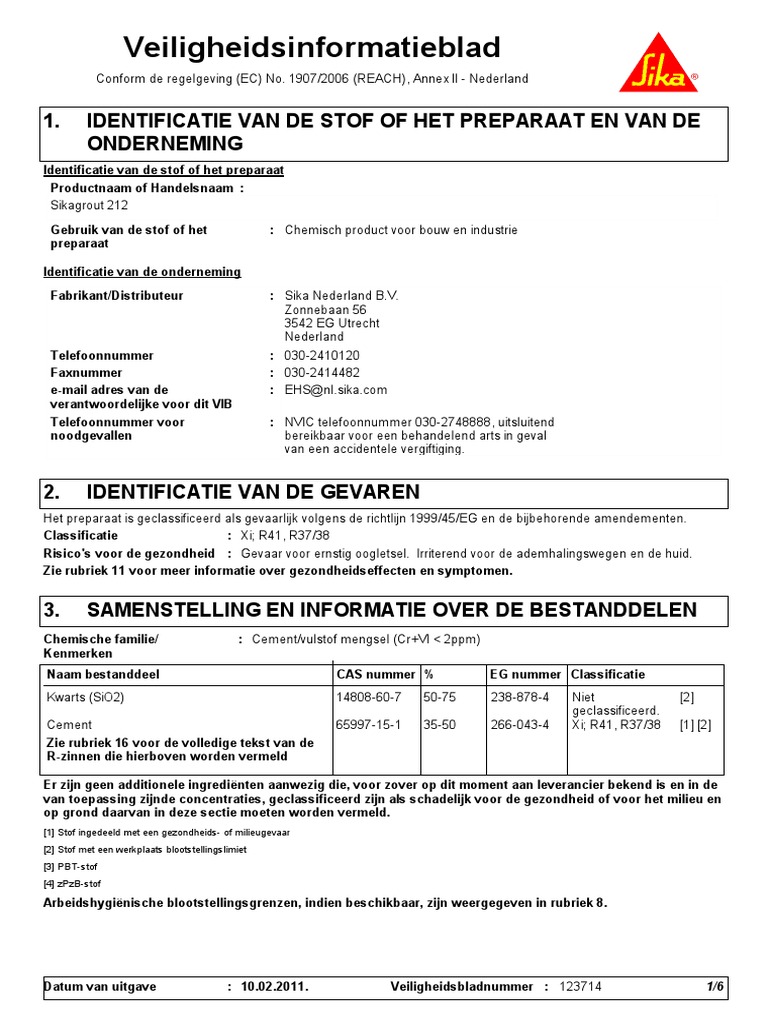 sika-212-msds-pdf
