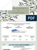 Indikator Mutu Di Puskesmas