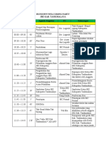 Rundown Welcoming Party JBZ Kab. Tasikmalaya