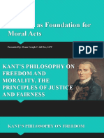 Kant's Philosophy on Freedom and Morality