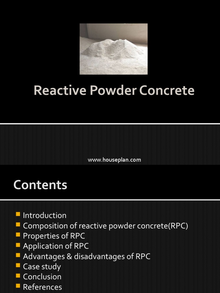 Reactive Powder Concrete Guide | PDF | Concrete | Strength Of Materials