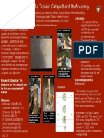 The Design of A Torsion Catapult and Its Accuracy Poster Levi Bruk Musa Owynn Ahmad