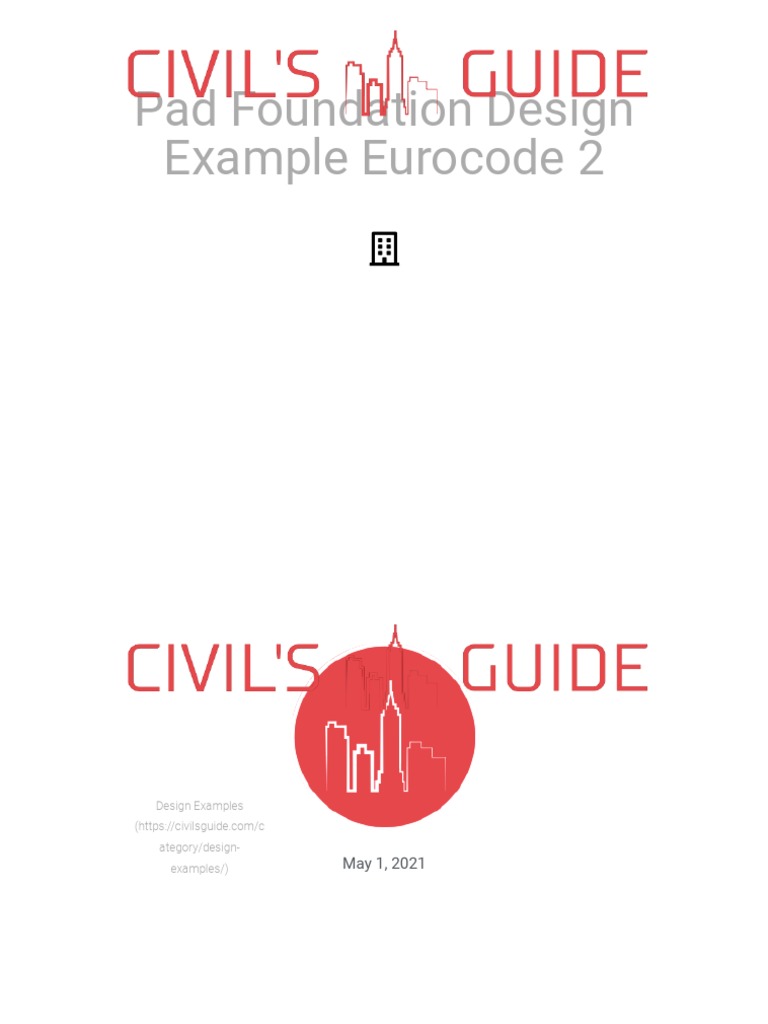 Eurocode 2 Pad Foundation Design Guide | PDF | Foundation (Engineering ...