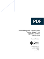 SA-202-S10 - Advanced System Administration For The Solaris 10 Operating System
