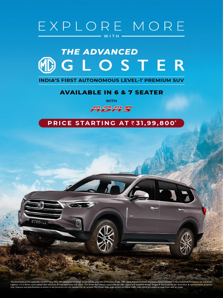 The Advanced Gloster Brochure Final PDF Transportation