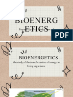 Bioenergetics