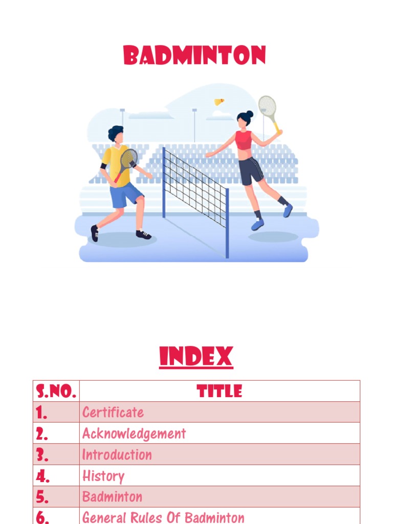 Badminton | PDF | Sports