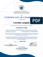 Certificate of Completion