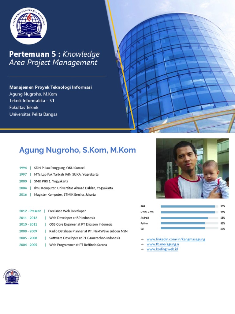 Area Pengetahuan Manajemen Proyek | PDF