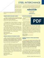 STEEL INTERCHANGE: GALVANIZING PROTECTION AND SEISMIC DOUBLER PLATES