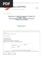 Databricks Certified Developer For Apache Spark 3.0 Practice Tests 540 Questions