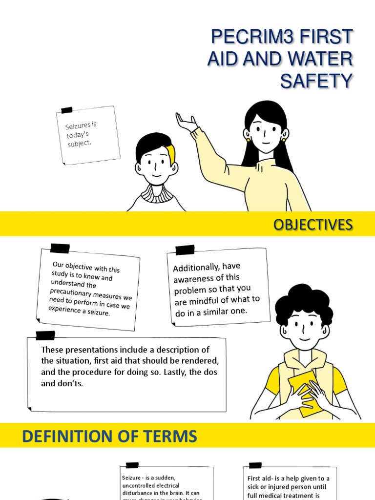 Pecrim Presentation First Aid and Water Safety PDF Stroke First Aid