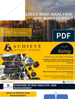 Project Risk Analysis and Management