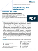 Cyber-Physical Energy Systems Security Threat Modeling Risk Assessment Resources Metrics and Case Studies