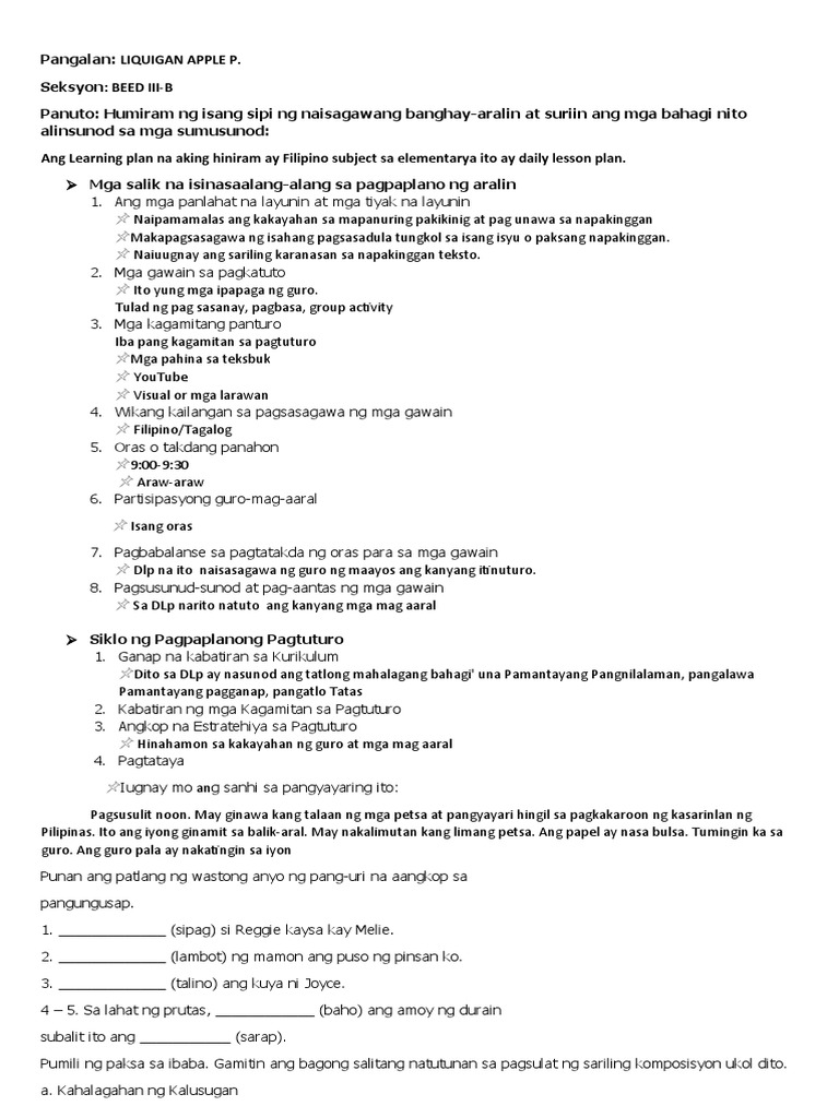 FILIPINO | PDF