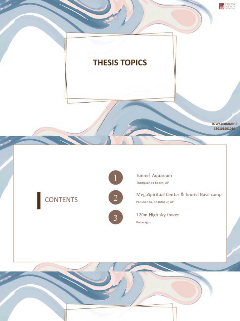 Thesis Presentation Pdf
