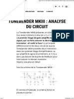 Coda Effects - Tonebender MkIII - Analyse Du Circuit