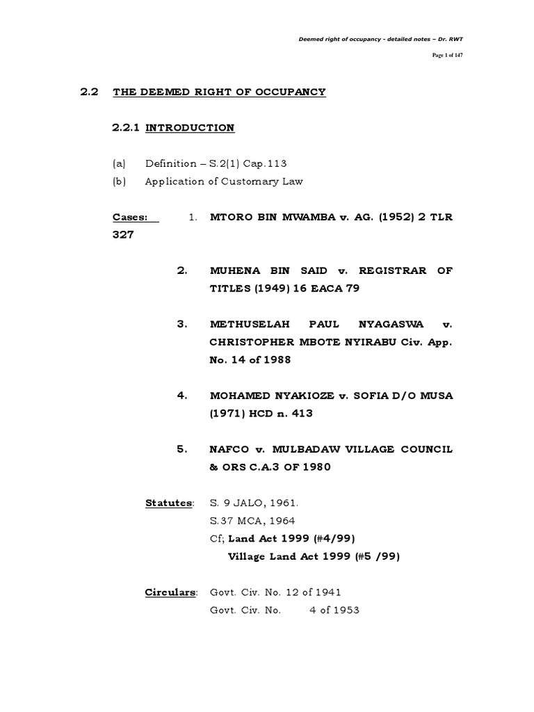 Customary Practice Meaning