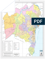 Mapa dos Núcleos Territoriais de Educação no Estado de Pernambuco