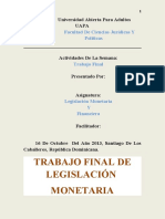 TRABAJO FINAL DE LEGISLACION MONETARIA Y FINANCIERA