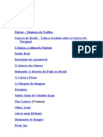 Lista de documentarios