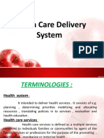 Health Care Delivery System at District Level
