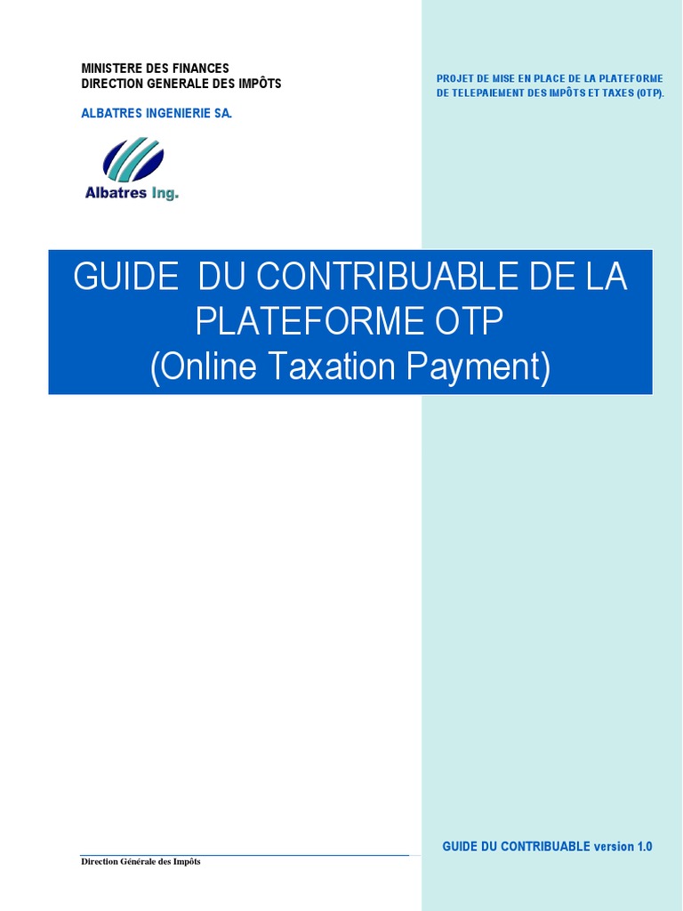 Guide du Contribuable sur OTP | PDF | Impôts | Virement bancaire