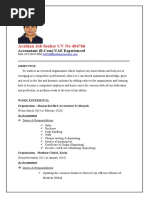 Accountant CV Format