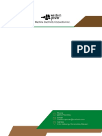 Brown Modern Digital Marketing Letterhead