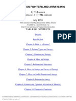 A Tutorial on Pointers and Arrays in C by Ted Jensen