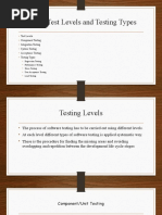 CH - 4 Test Levels and Testing Types