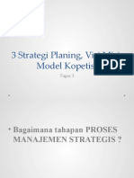 Tugas 3 Strategi Planing, Visi Misi, Model