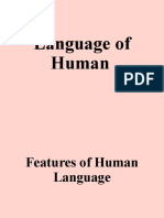 Language of Human