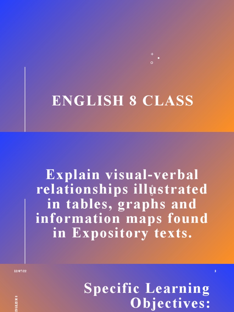 Explain Visual Verbal Relationships Illustrated in Tables Graphs PDF